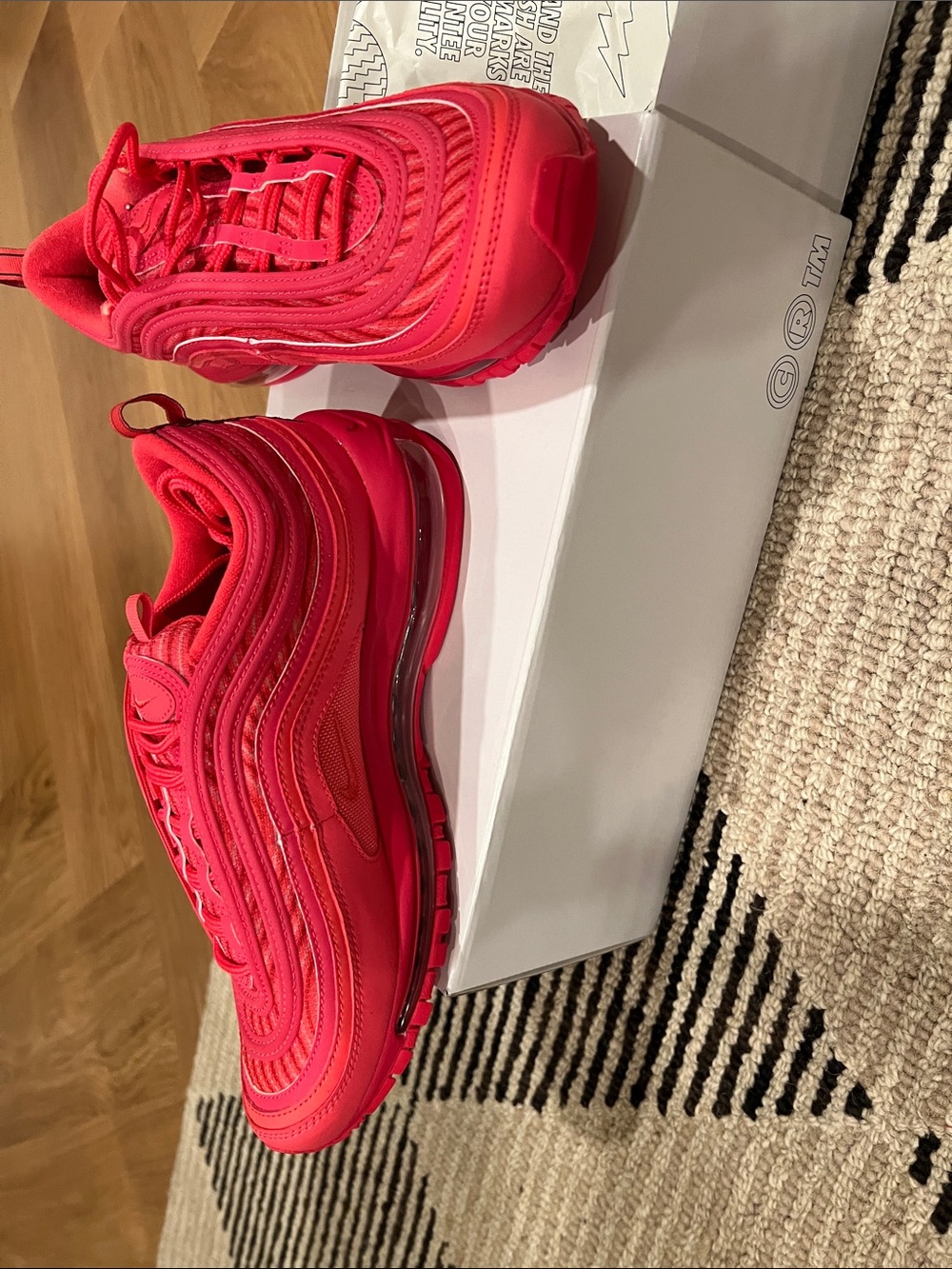 Nike Women’s Air Max 97 — Hot Pink Trainers - Picture 7 of 11